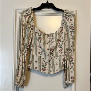 Reformation floral top